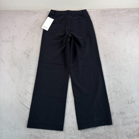 Lululemon City Sleek 5 Pocket Wide-Leg High-Rise Pants Light Utilitech Women 27 - Picture 8 of 12